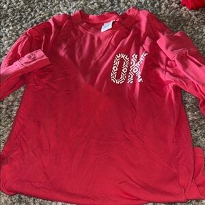 Red Oklahoma Long Sleeve Shirt